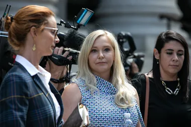 Virginia exits court.