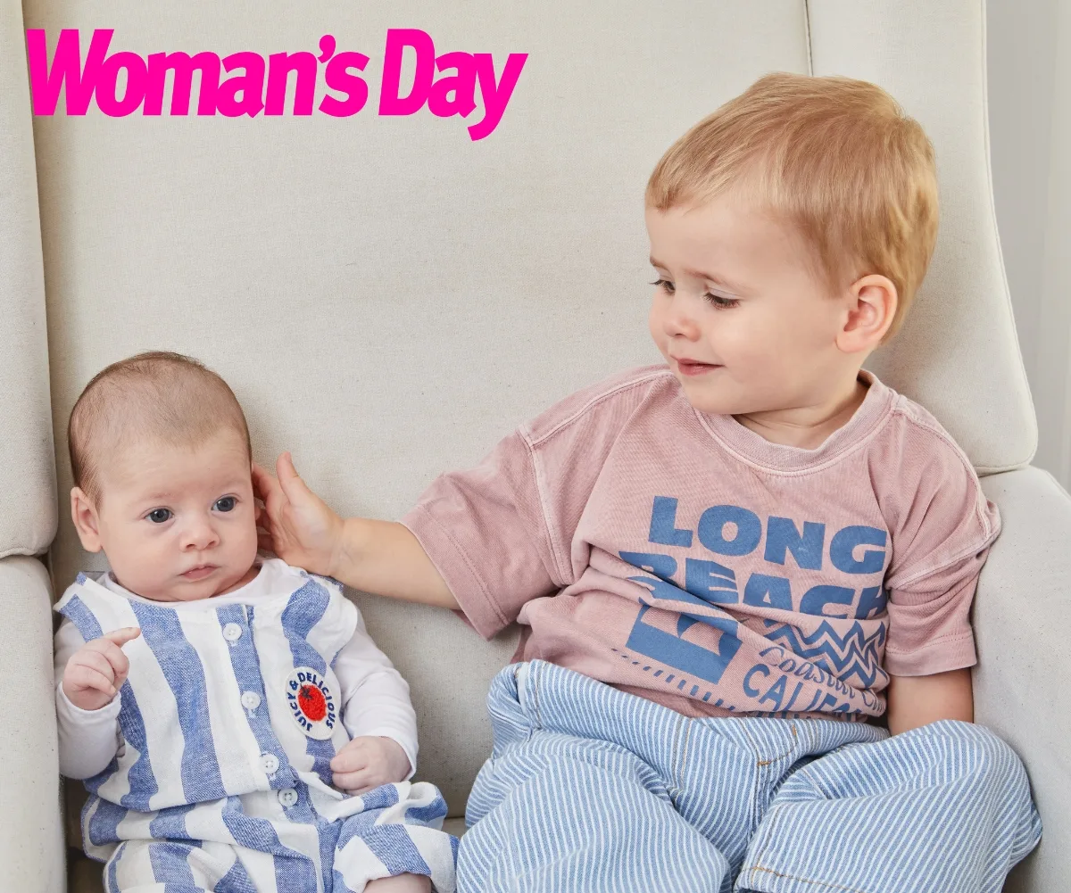 Hudson is loving being a big brother to Noah! (Image: Phillip Castleton, Are Media)