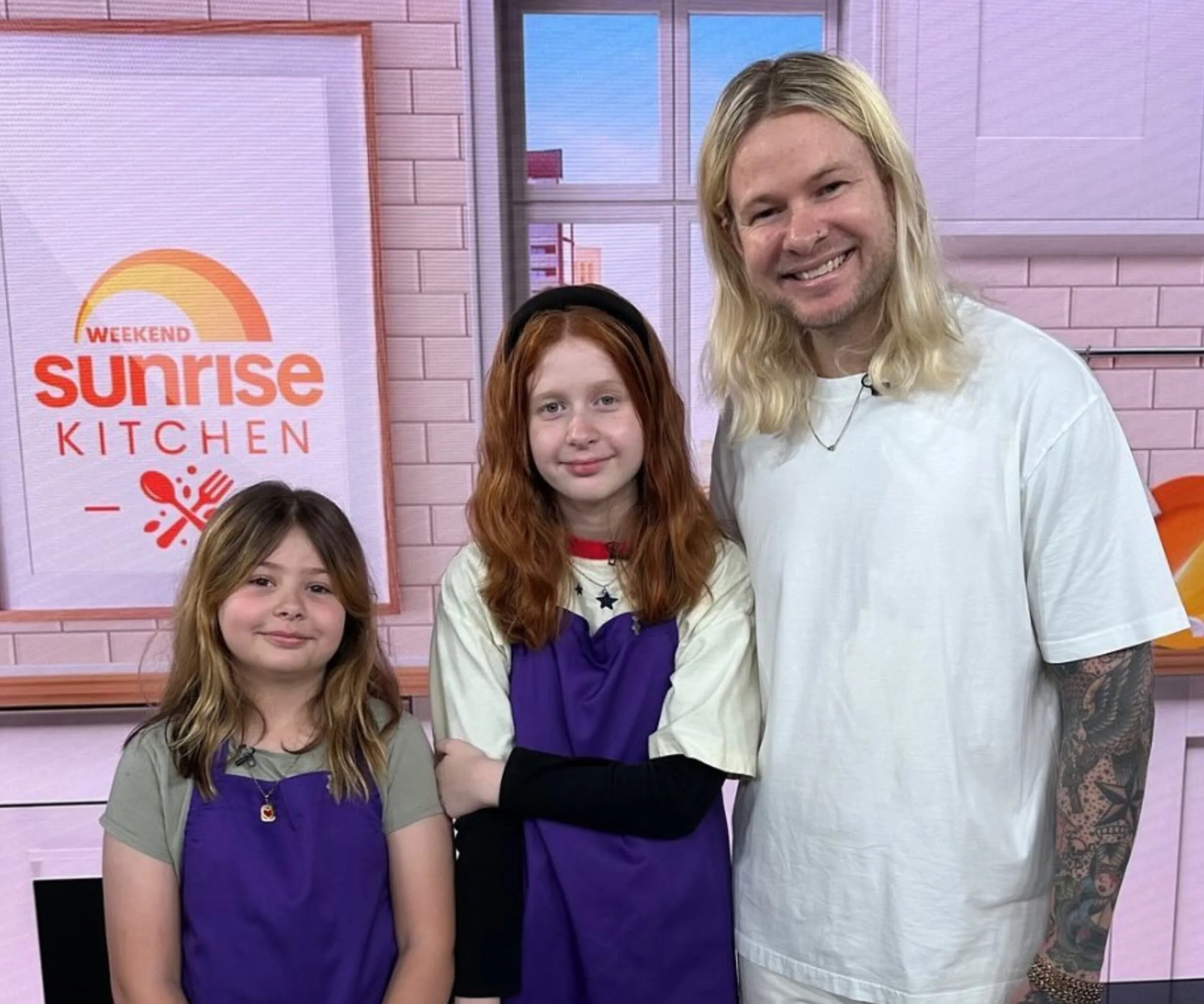 Family support: Pete's daughter's Scout and Lux have been incredible. (Image: Instagram)