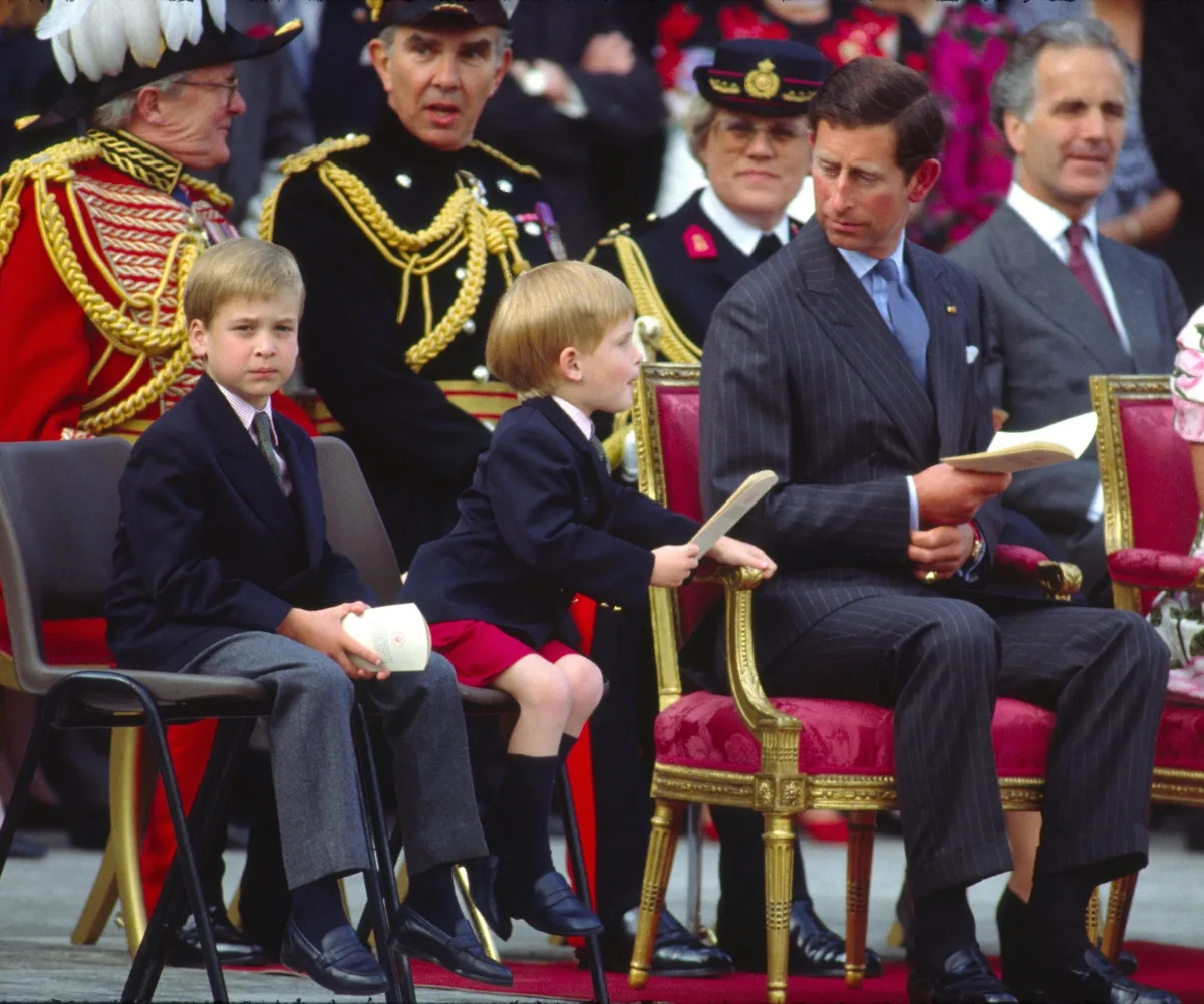 In his memoir Harry detailed how he struggled with being the 'Spare' - something Charles is concerned could happen to Prince Louis. Getty.