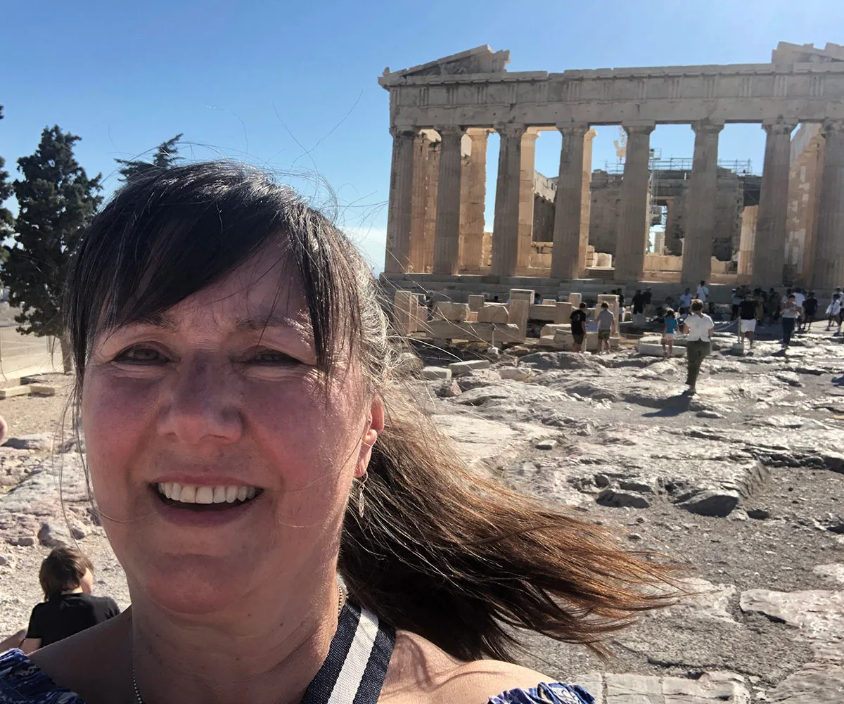 Me at the Acropolis, Athens, Greece. (Image: Supplied)