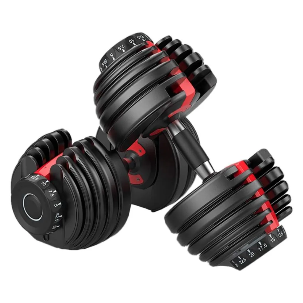 Adjustable dumbbells