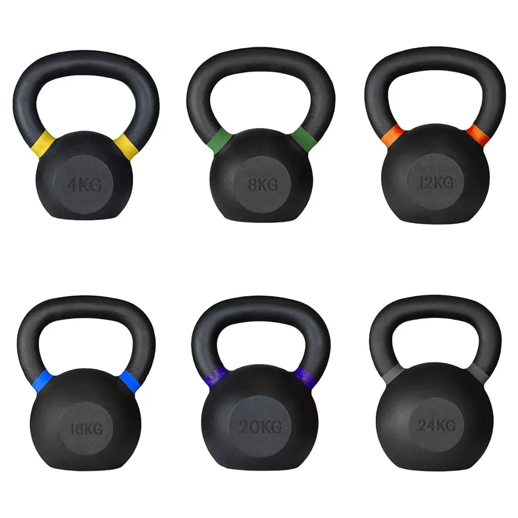 Home gym equipment - kettlebels