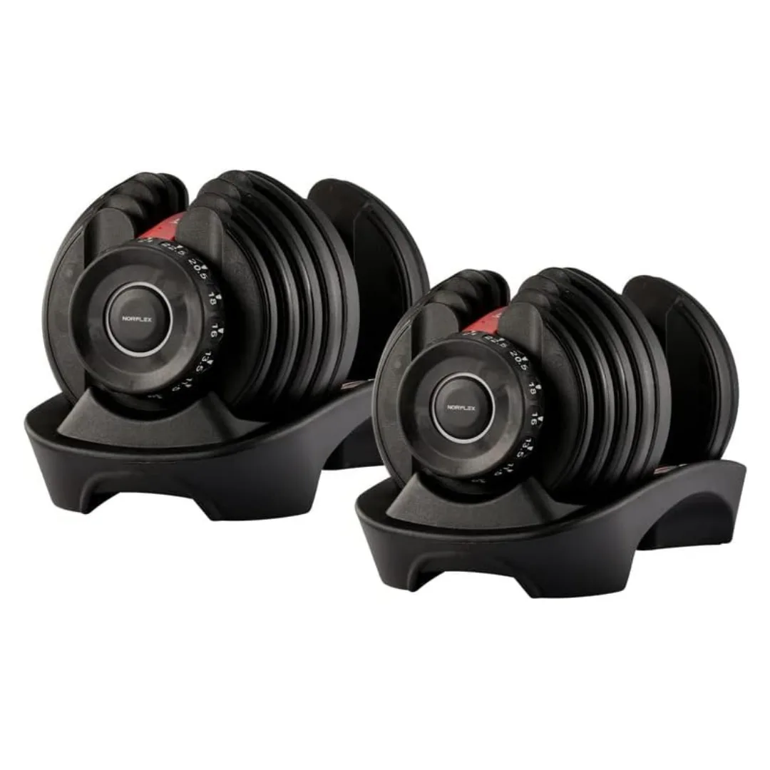 Home gym equipment - adjustable dumbbells