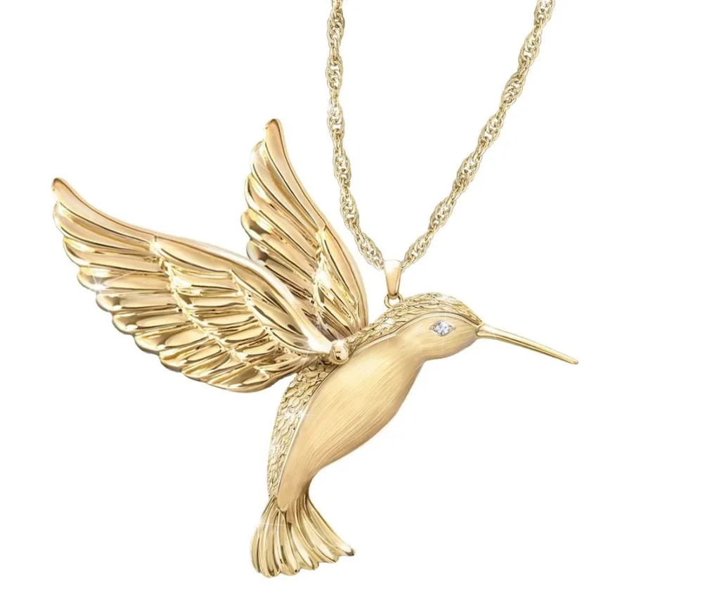 Hummingbird necklace