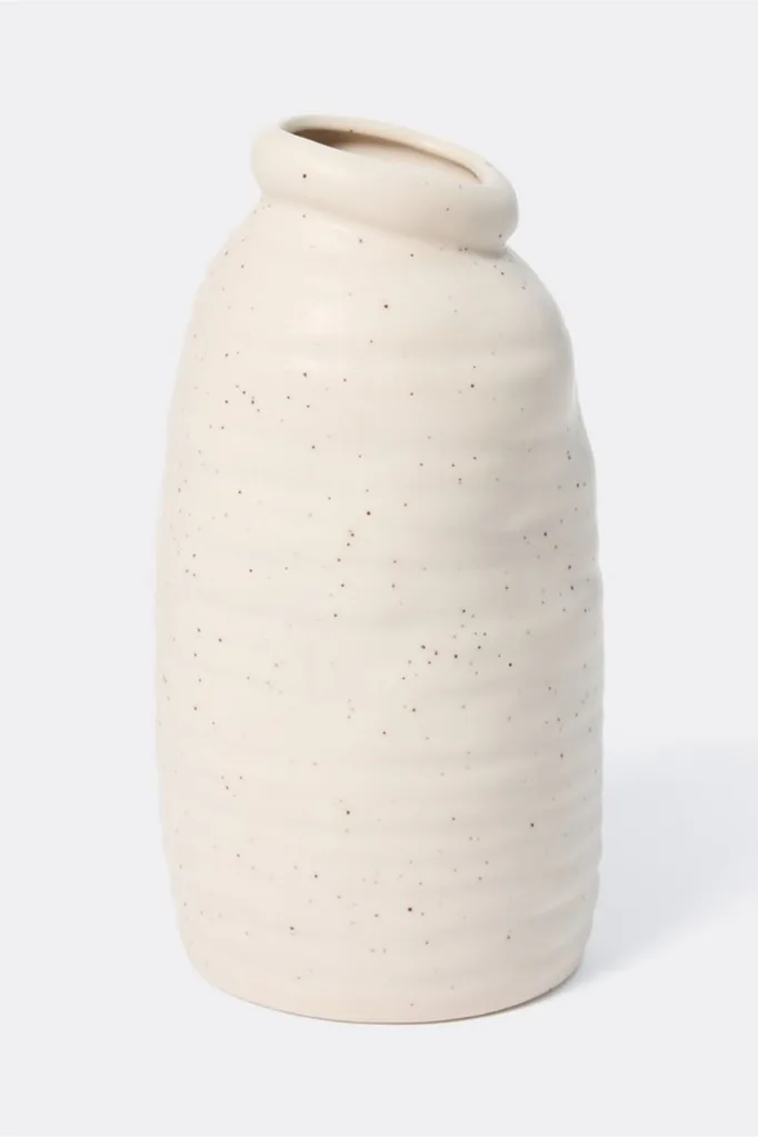 Open Nook Cottage Speckle Vase at Big W