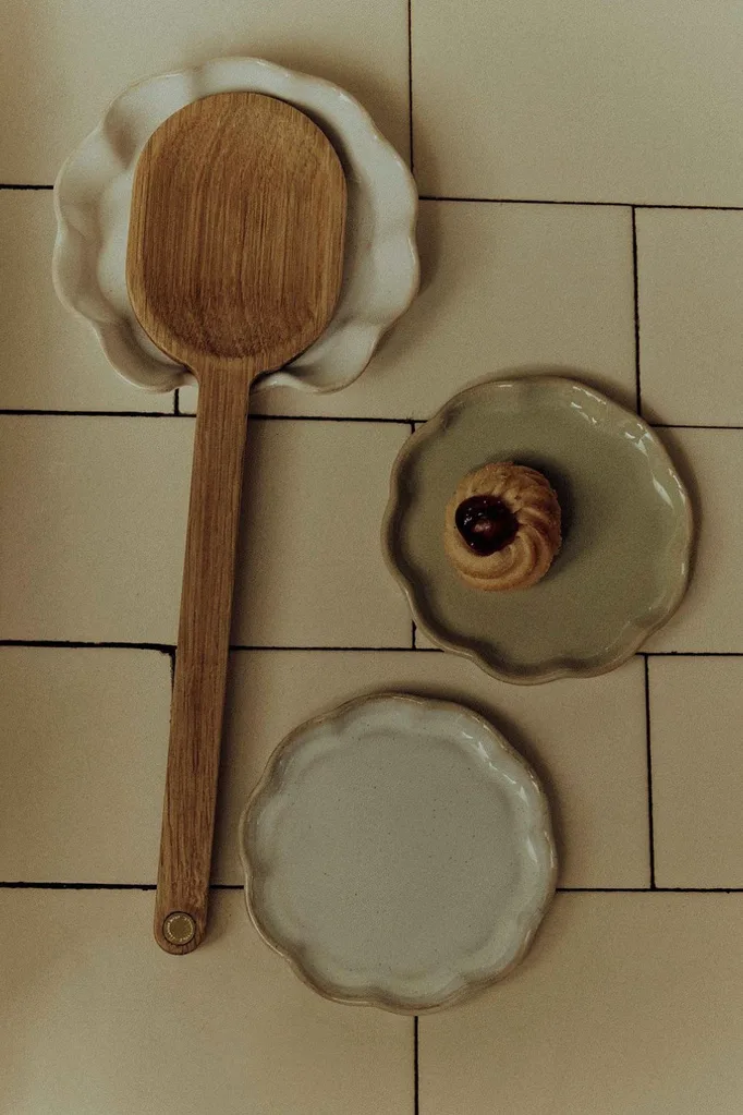 Country Road spoon rests displayed on counter top