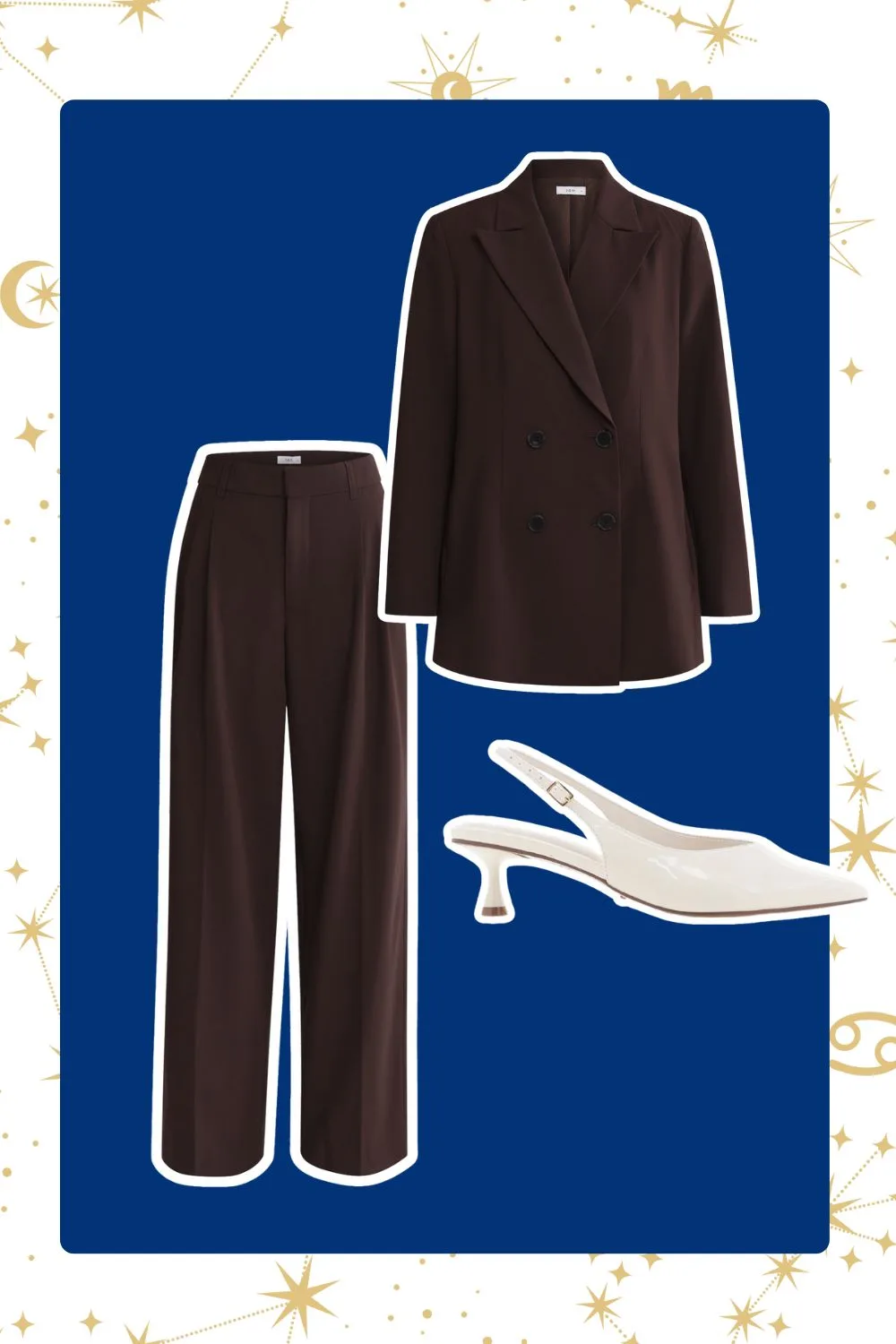 Brown suit for Capricorn zodiac 