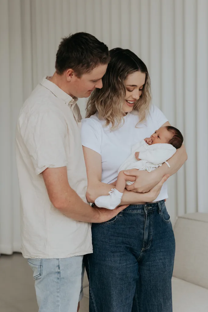 Bethany with family - Joel her husband and daughter Billie