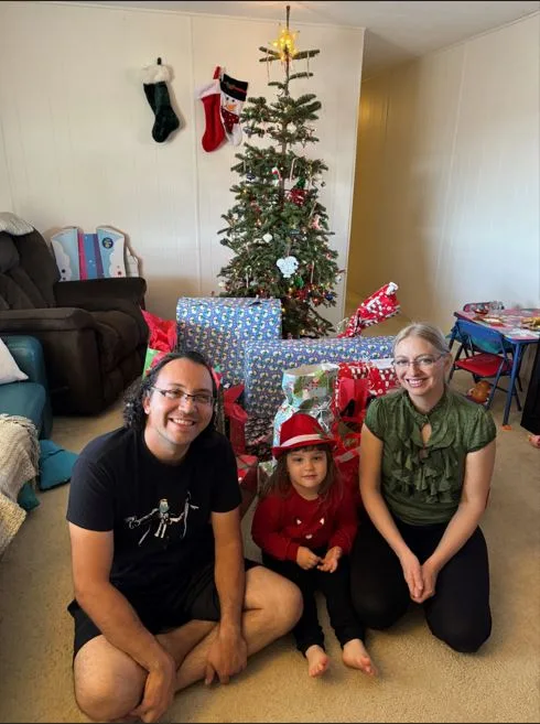Naomi and her partner Nick, and Daughter Stormy*.