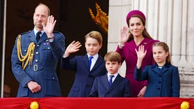 Prince William and Princess Catherine with George, Louis and Charlotte.