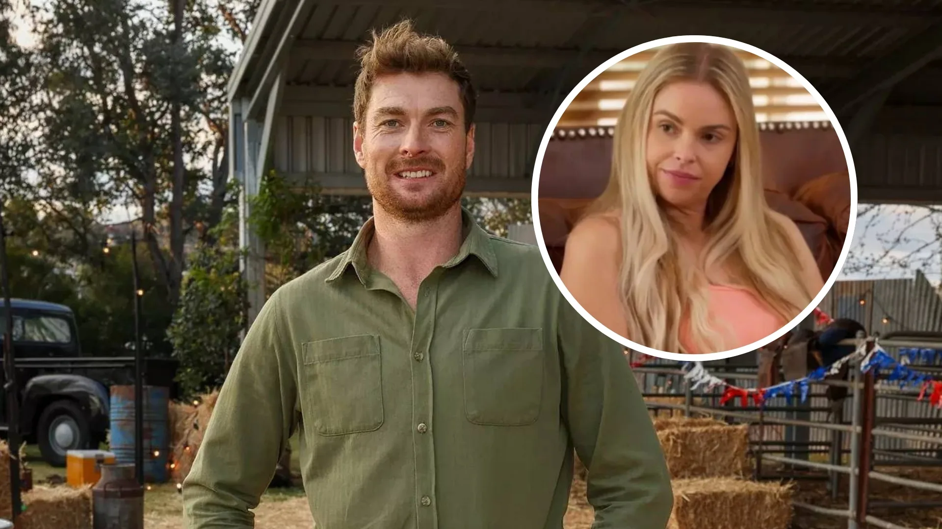 Farmer Wants a Wife 2025 Farmer Thomas, INSET: Clarette