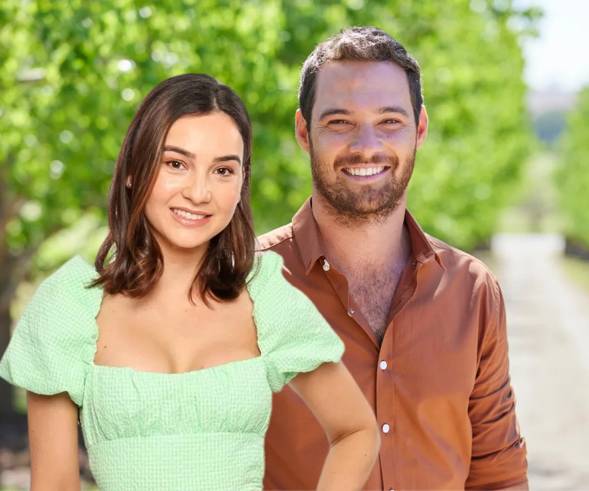 Secret dates? Claire's friends say she's open to going on a date with the handsome pineapple farmer. (Image: Seven Publicity)