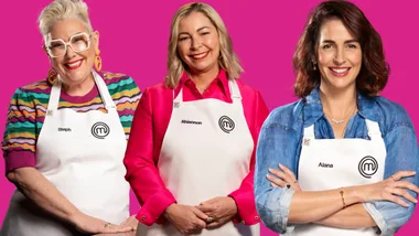 MasterChef Australia contestants Steph de Sousa, Rhiannon Anderson and Alana Lowes