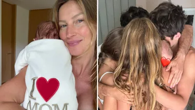 Supermodel Gisele Bündchen, 44, shares first photos of third child