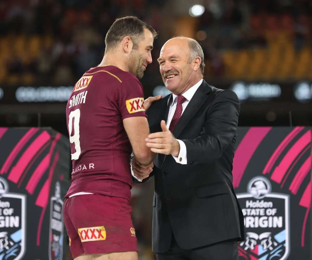 Wally Lewis at the State of Origin