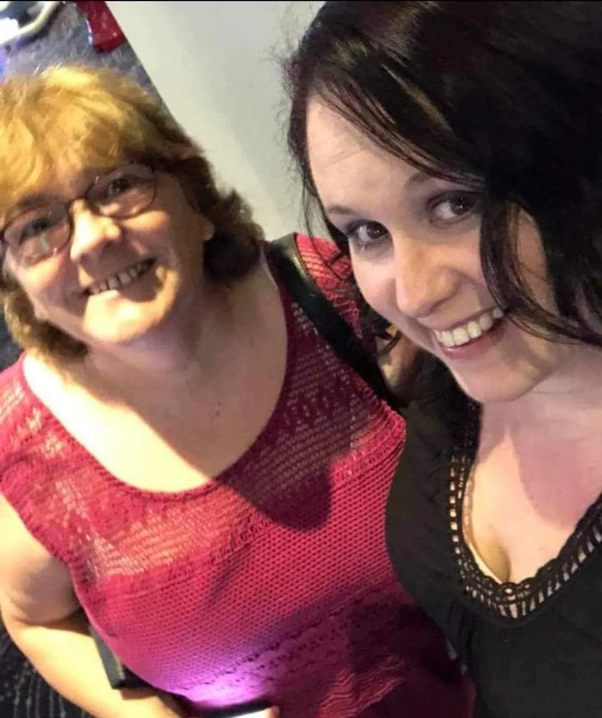 Donna (right) and her Aunt Jennie (left), who provided QLD Police with their family tree going back several generations. (Image: Supplied)