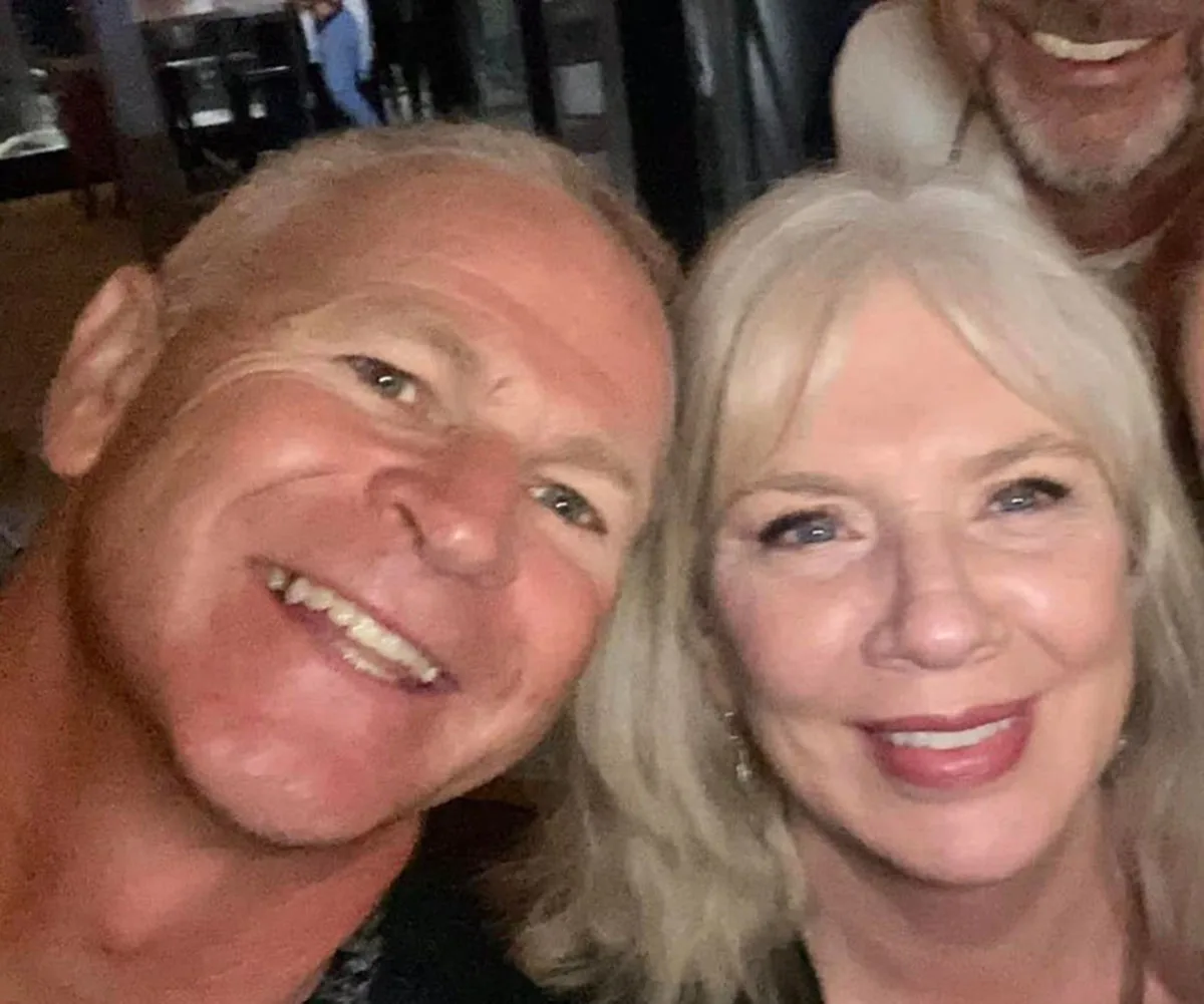 Me and my partner Russell. (Image: Supplied)