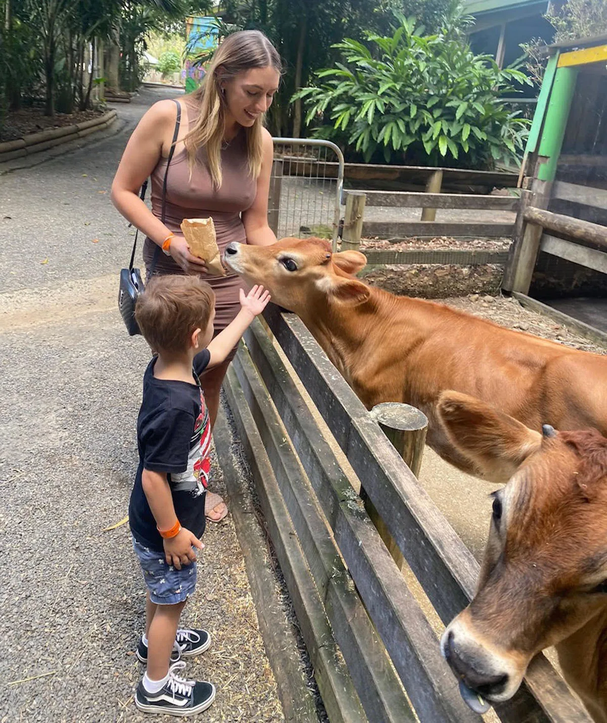 It was a fun day feeding the animals. (Image: Supplied)