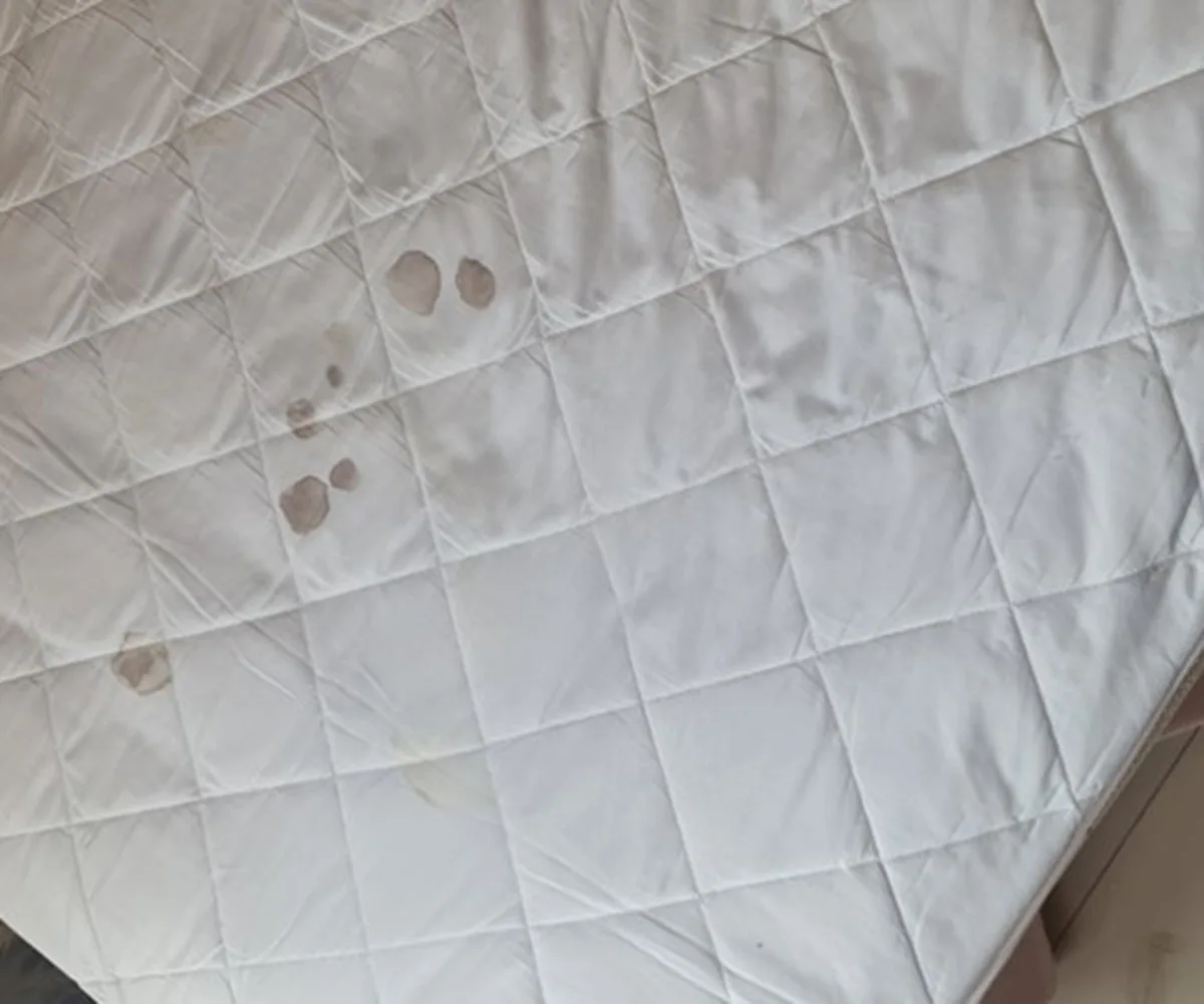 The mattress inside the hotel room that I stayed in in Thailand. (Image: Supplied)