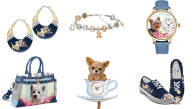 Pet themed collectables from The Bradford Exchange