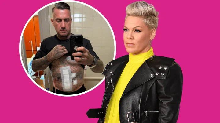 Pink’s husband Carey Hart is back in hospital