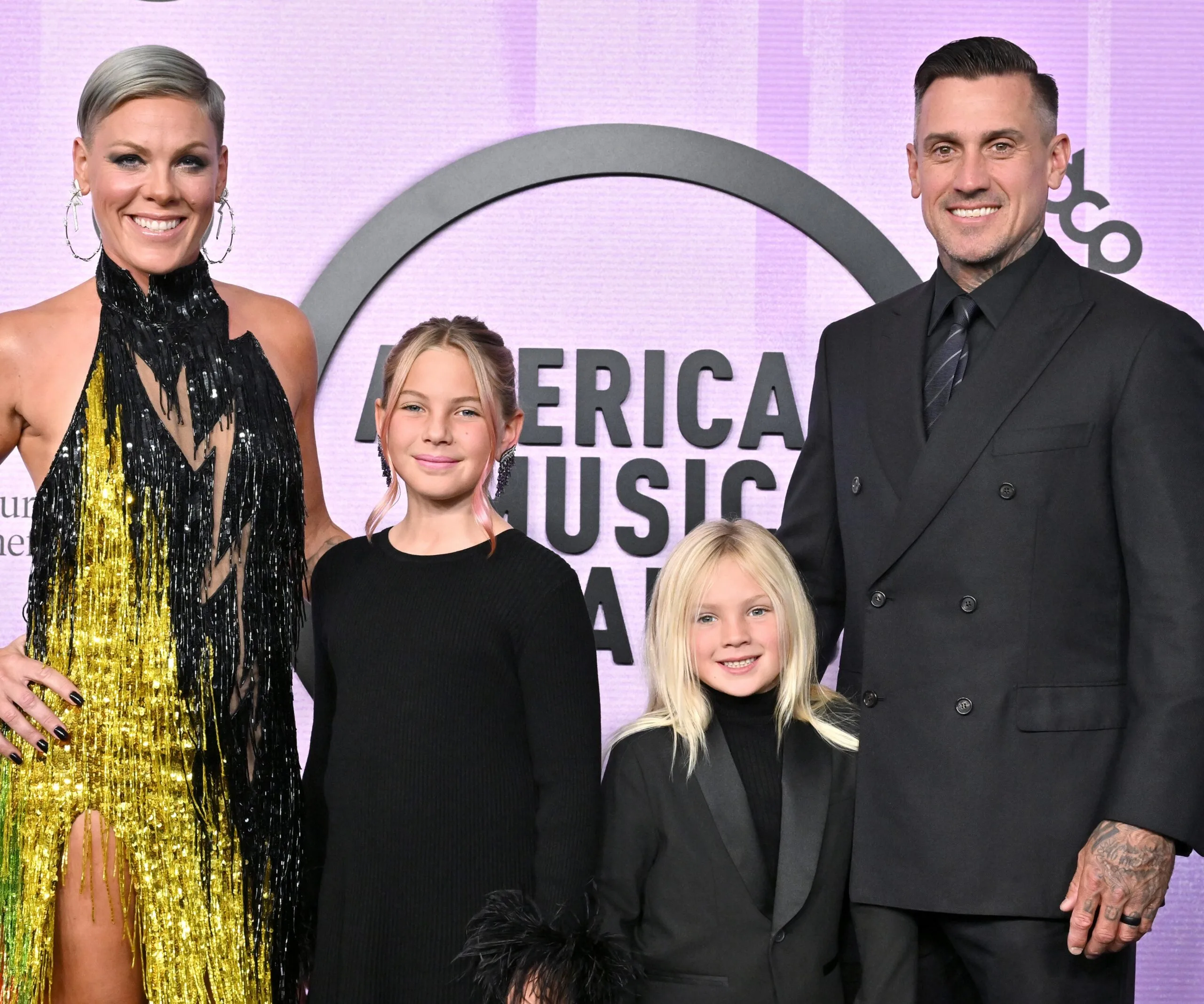 Pink and her family