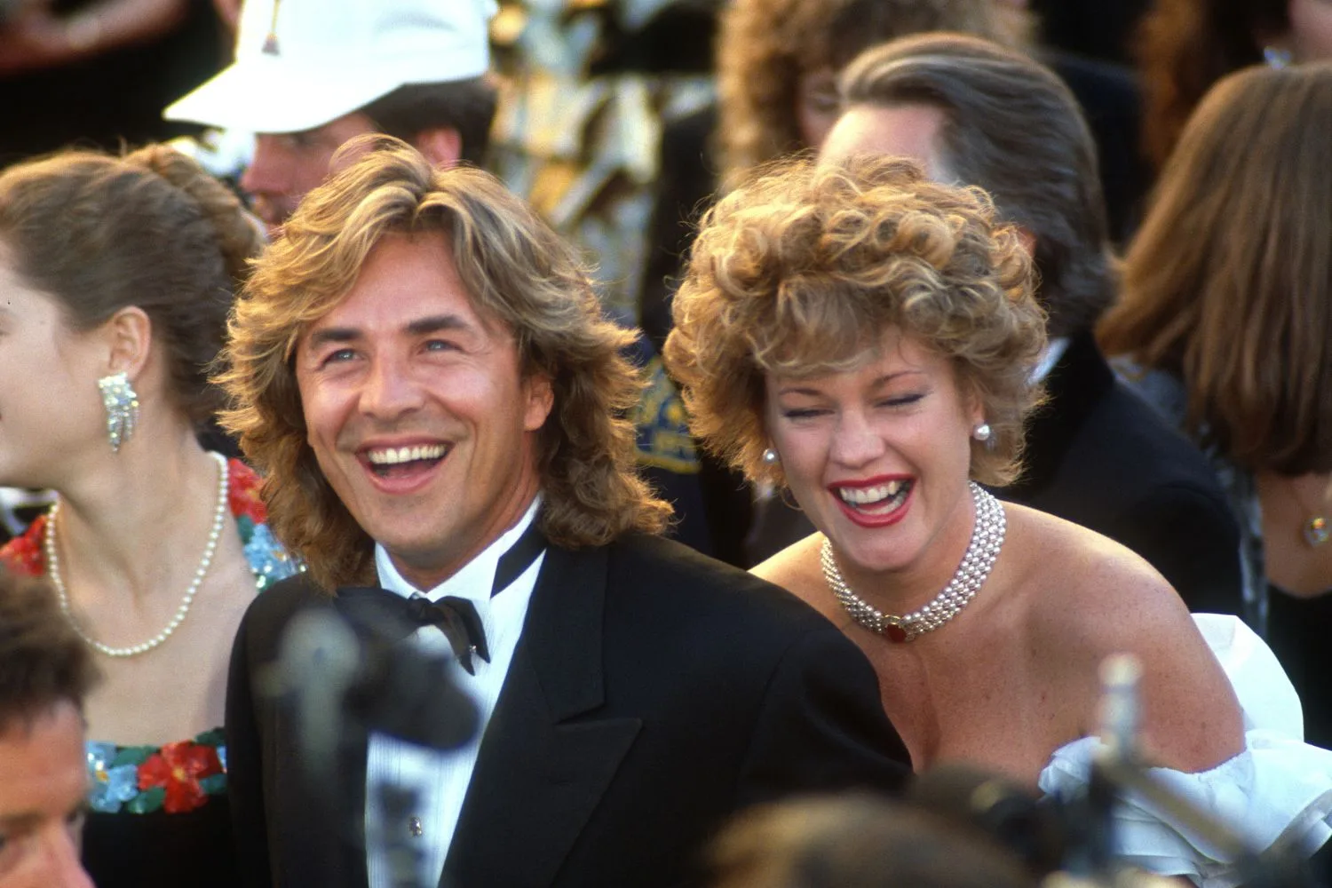 Melanie Griffith and Don Johnson