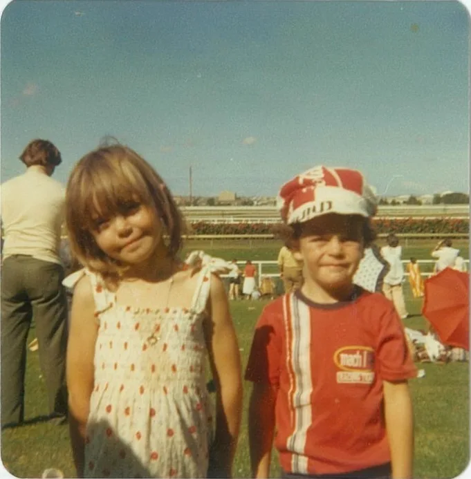 Peter Norris (left) with his sister Kelly (right)