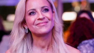 ‘I wouldn’t be here unless my late husband died’: Carrie Bickmore’s emotional Victorian of the Year acceptance speech