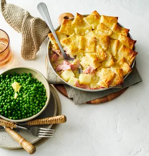 Ham, mustard and cider pie