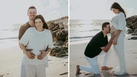 My Kitchen Rules’ Hannah and Lawrence are expecting their first child