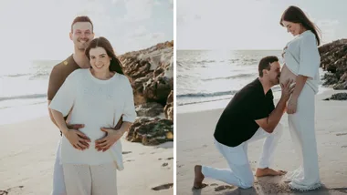 My Kitchen Rules’ Hannah and Lawrence are expecting their first child