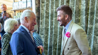 King Charles and David Beckham.