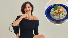 Sarah Di Lorenzo and her breakfast staple apple, cinnamon and quinoa porridge