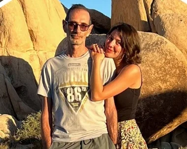Sofia Levin and dad Greg.