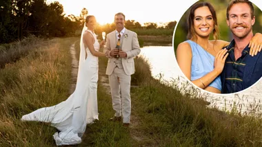 Farmer Wants A Wife’s David and Emily take Woman’s Day inside their special wedding day