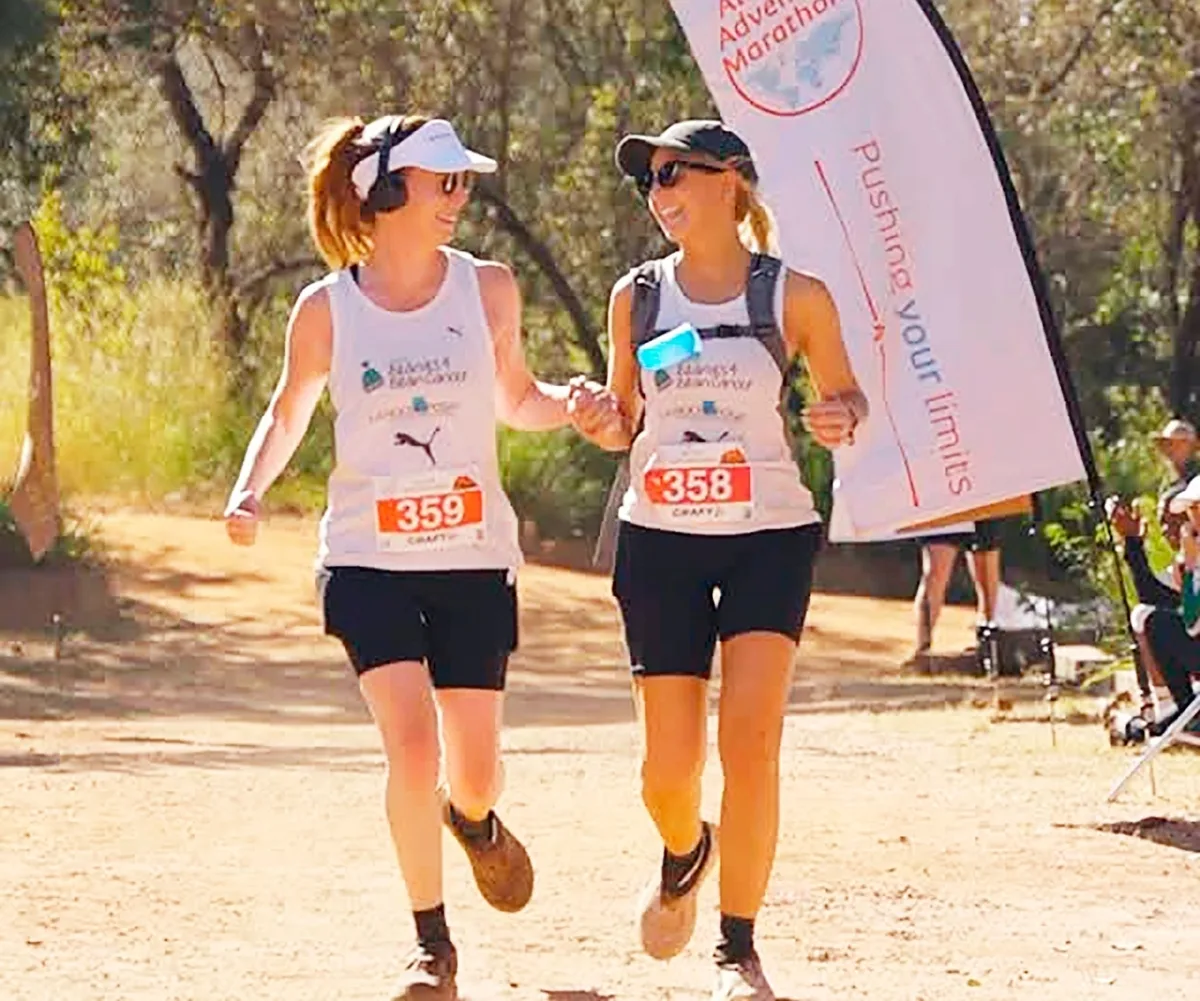 She did it! Carrie Bickmore ran the Big 5 Marathon in South Africa to raise money for her Beanies 4 Brain Cancer foundation. (Image: Instagram)