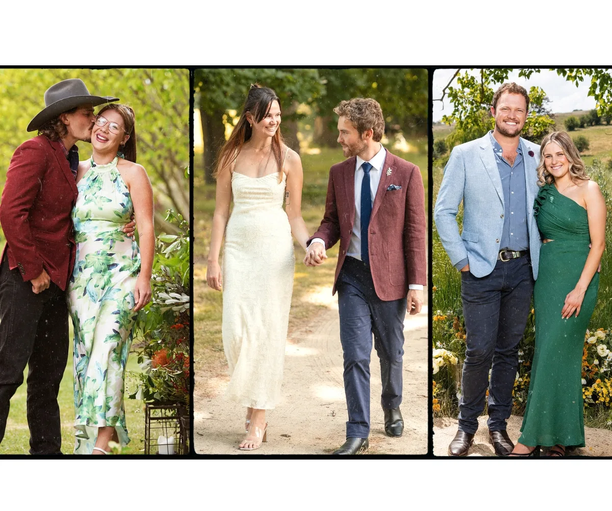 Some of the happy couples from this series stand side by side