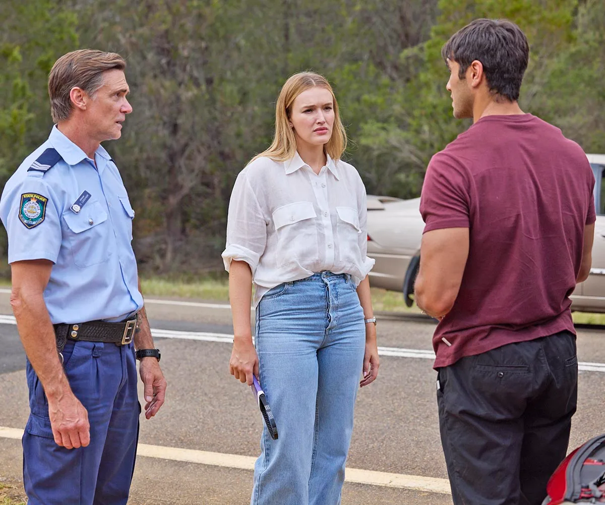 David, Jo and Tane Home and Away