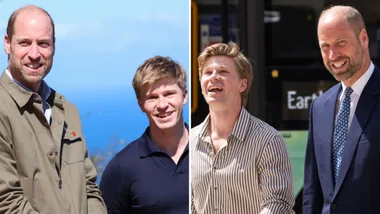 Prince William and Robert Irwin