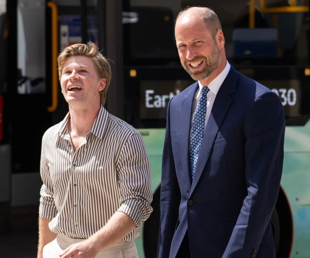 Prince William and Robert Irwin