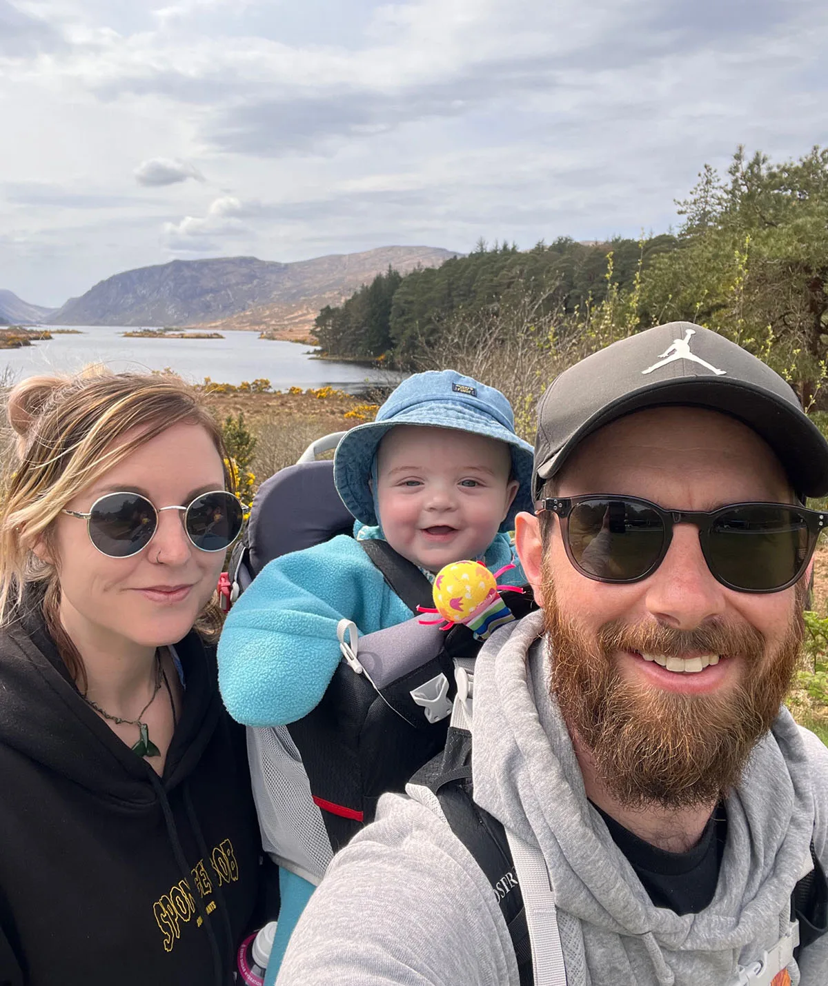Atlas, Will and I at Glenveagh National Park, April 2023. (Image: Supplied)