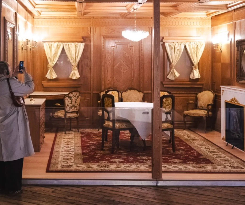 One of several rooms on display at Titanic: The Human Story