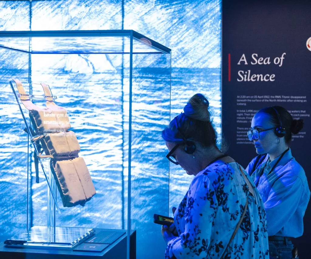 A lifeboat from the Titanic