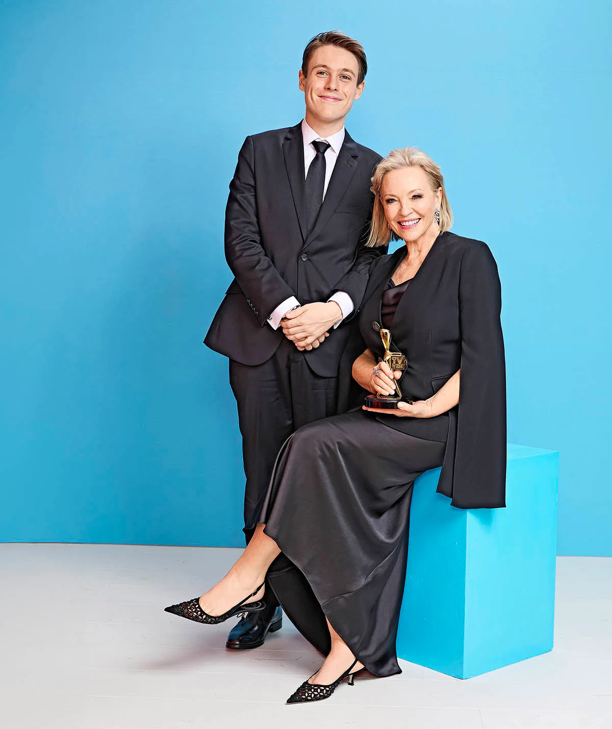 Rebecca Gibney Logies Yianni Aspradakis