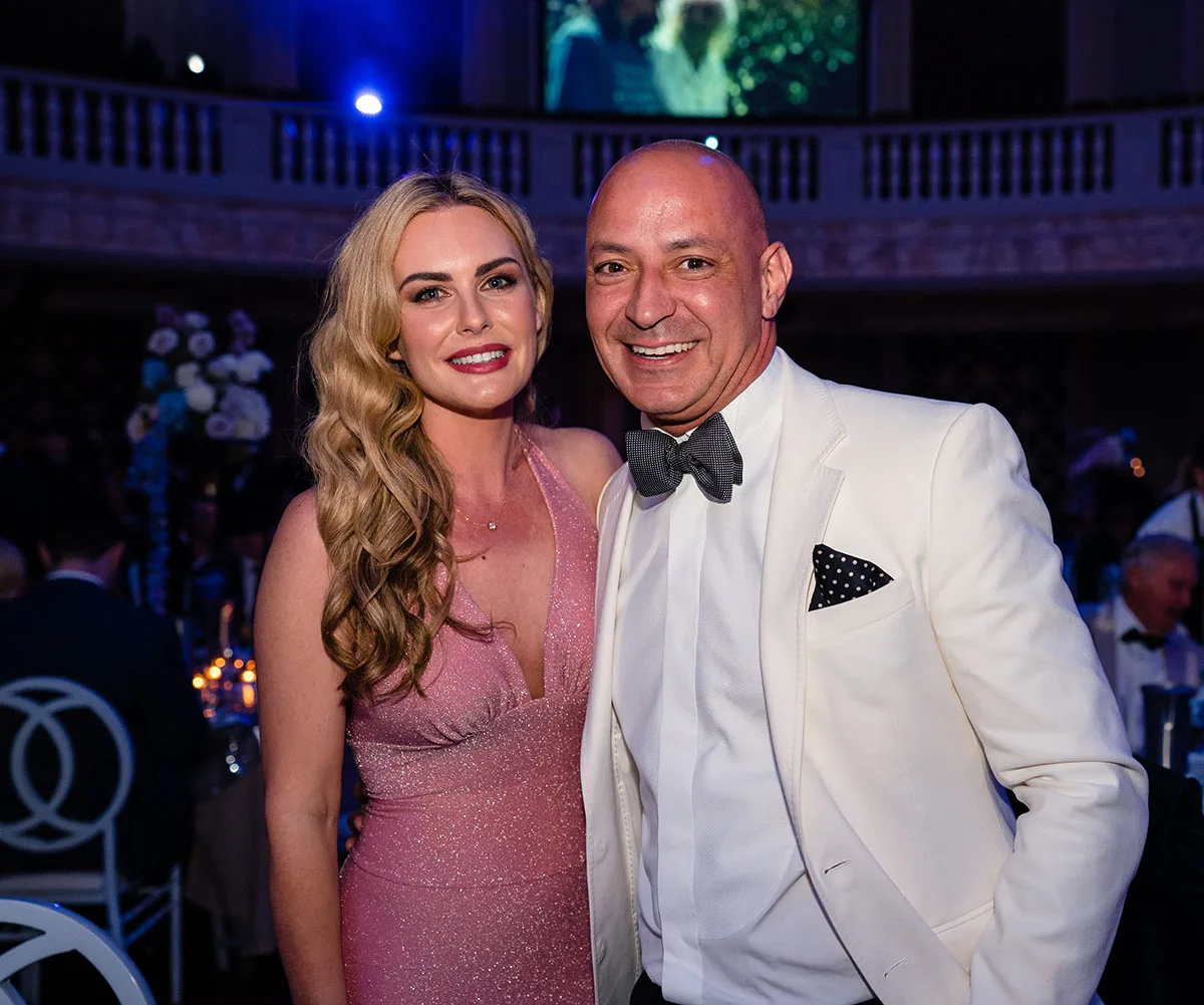 Lauren and I at Serving Our People's Gala Ball 2022. (Image: Supplied)