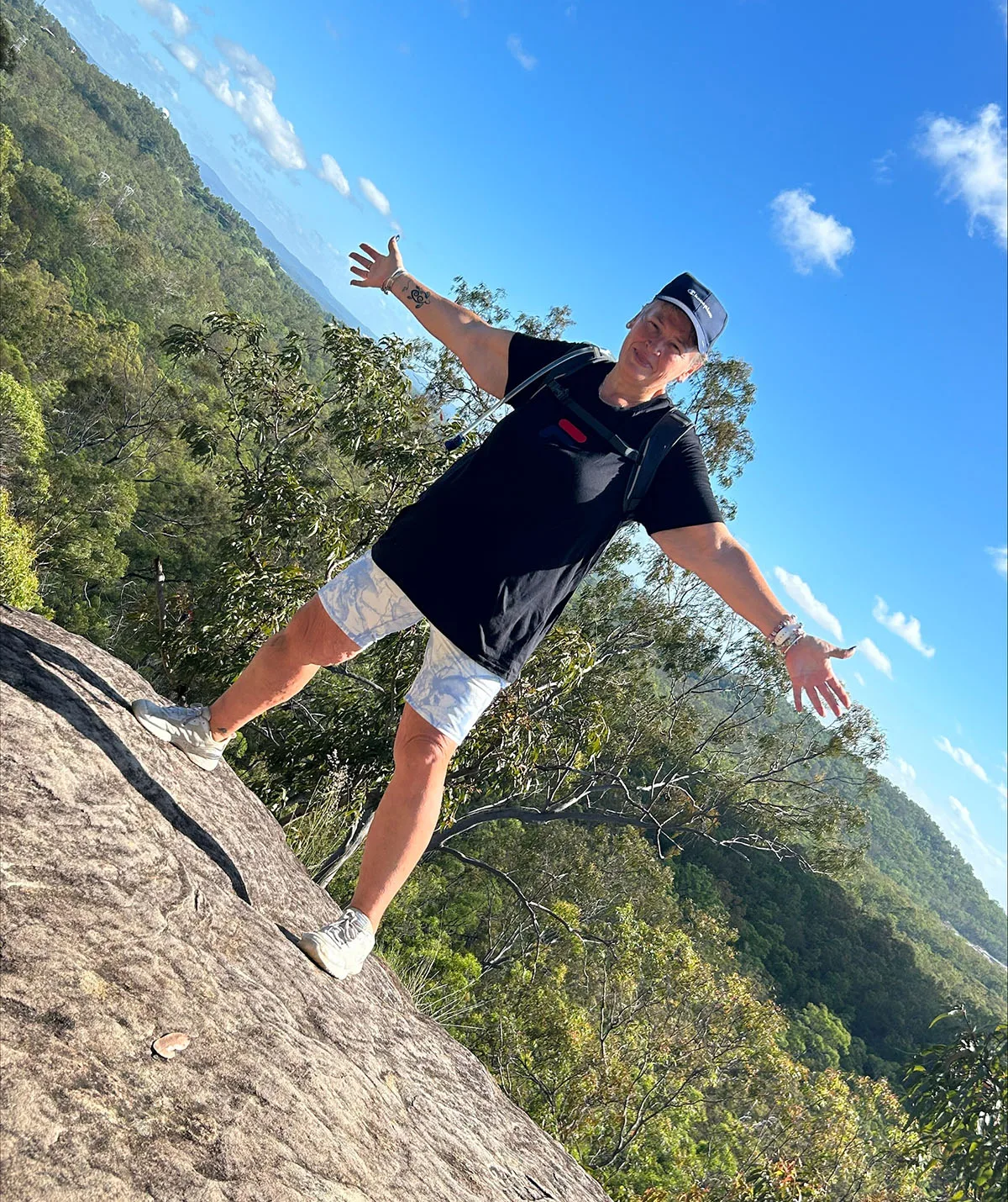 Me on a 7km hike. (Image: Supplied)