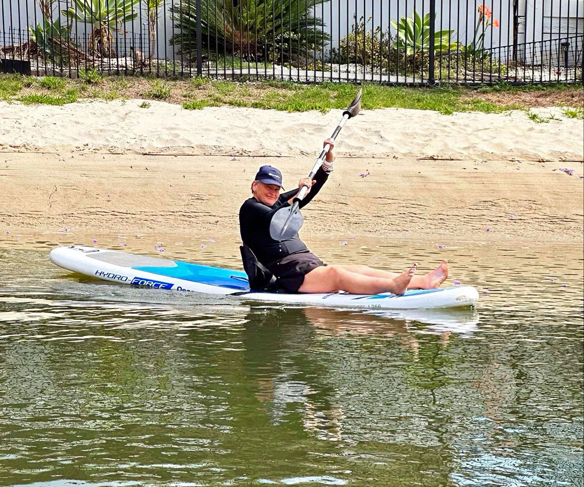 Kayaking is a new hobby of mine. (Image: Supplied)