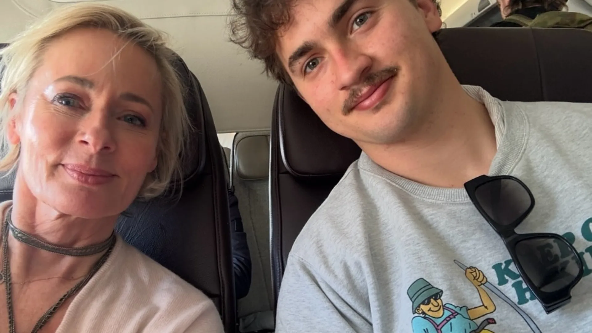 Amanda Keller is leaning on her sons amid her husband’s health battle